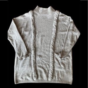 Brooks brothers blue yak cashmere and wool small sweater